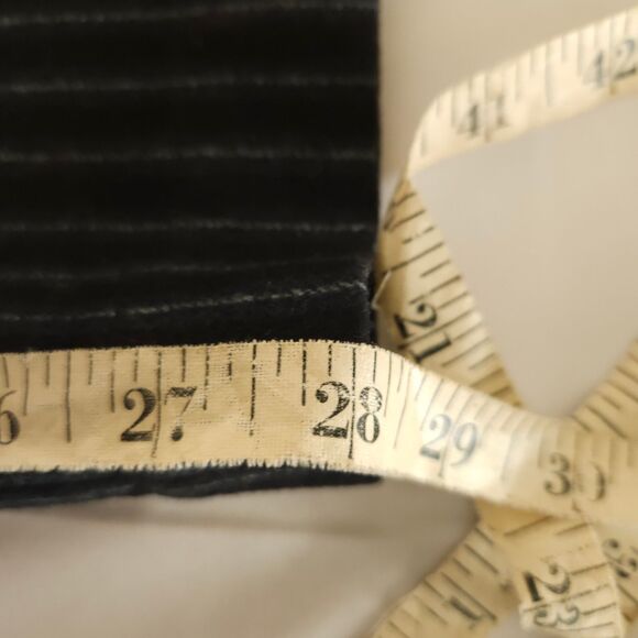 Talbots Womens 8 29x28 Black Striped Wool Silk Blend Career Work Dress Pants USA - Picture 6 of 6